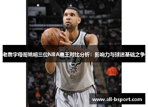 老詹字母哥姚明三位NBA票王对比分析：影响力与球迷基础之争